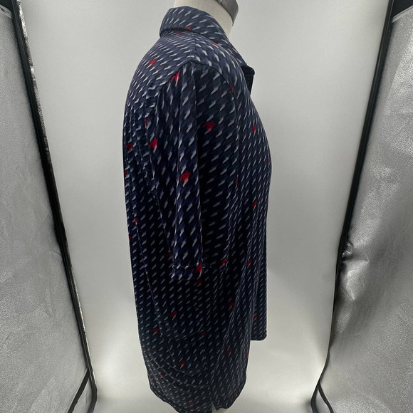 U.S. Open 122nd The Country Club Blue/Purple Short Sleeve Golf Polo- L - Picture 5 of 11